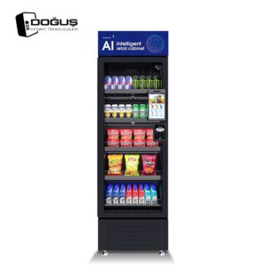 DGS-CFZ-406L Akıllı buzdolabı otomat akıllı soğutucu görsel yerleşimi