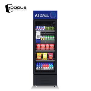 DGS-CFZ-406 Akıllı buzdolabı otomat akıllı soğutucu görsel yerleşimi