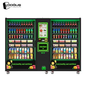 DGS-CFS-11G (V22) + 11V-R DGS Sağlıklı Taze Sebze Salatası Dokunmatik Ekranlı Meyve Otomatı