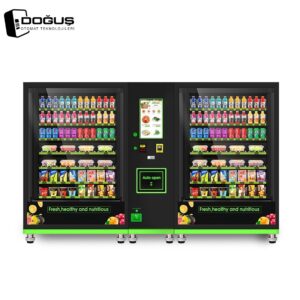 DGS-CFS-8V-L / R (V22) DGS Sağlıklı Taze Sebze Salatası Dokunmatik Ekranlı Meyve Otomatı